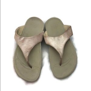 FITFLOP GOLD‎ THONG FLOPS 8